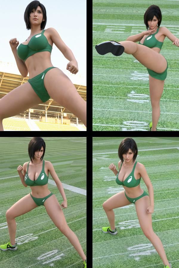 才色兼備の万能女性格闘家 霧島 愛唯の陸上競技ユニフォームモデル風写真集The Real_06