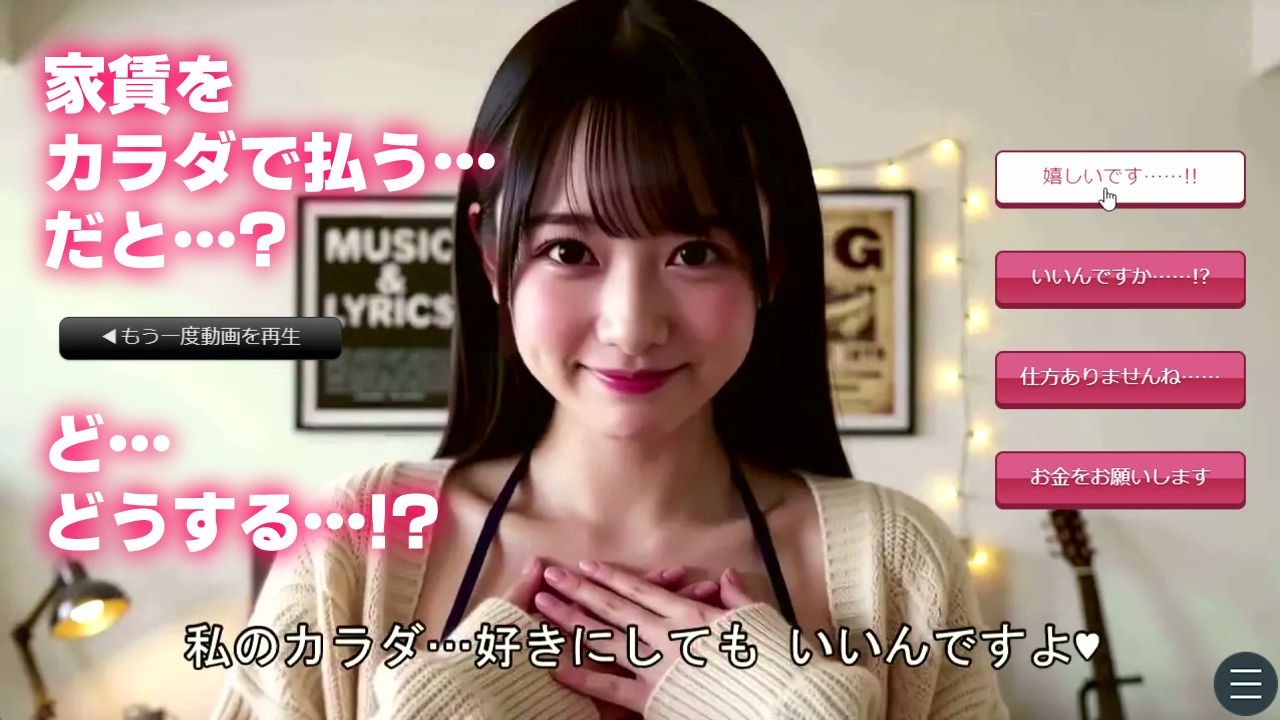家賃滞納マンション〜家賃はカラダで払います!?〜【大家と滞納女子のラブコメ生活ゲーム】