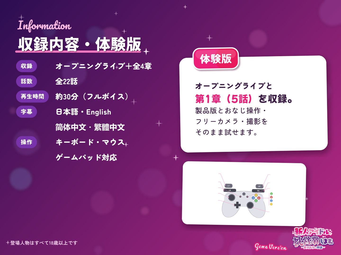 新人アイドル、枕営業します。〜星川あゆの物語〜 Game Version