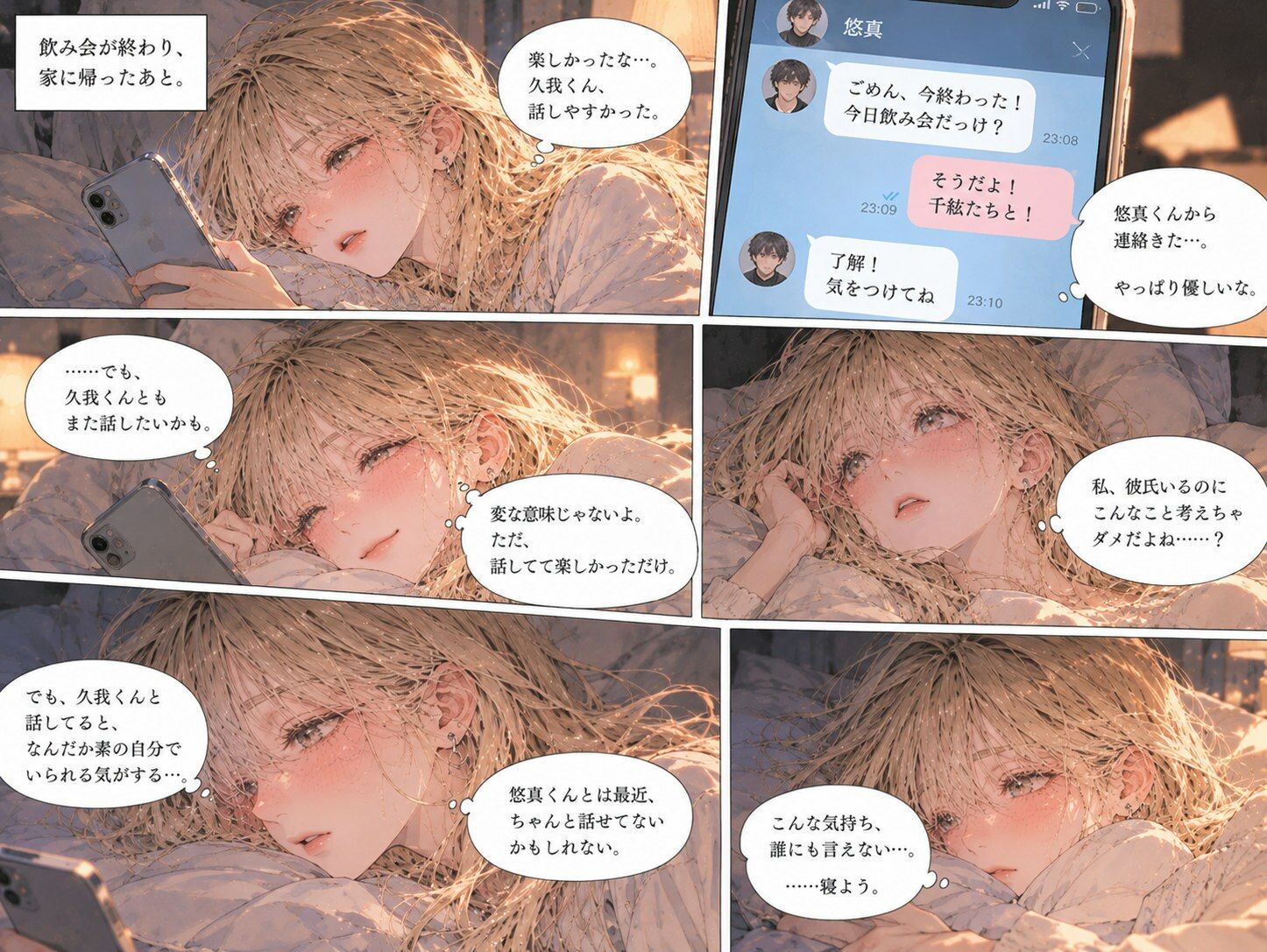 彼氏一筋だった金髪美女を、大学の飲み会で出会った男が寝取りに成功した。〜悶絶クンニ〜