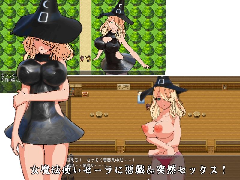 女魔法使いセーラは俺から逃げられない！ 〜便利なエロアイテムと孕むまでヤれる封鎖村〜
