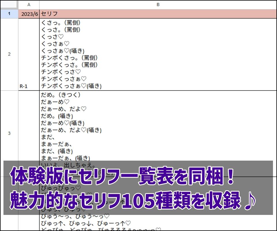 リリンちゃん追加ボイス素材集Vol.002【R18】