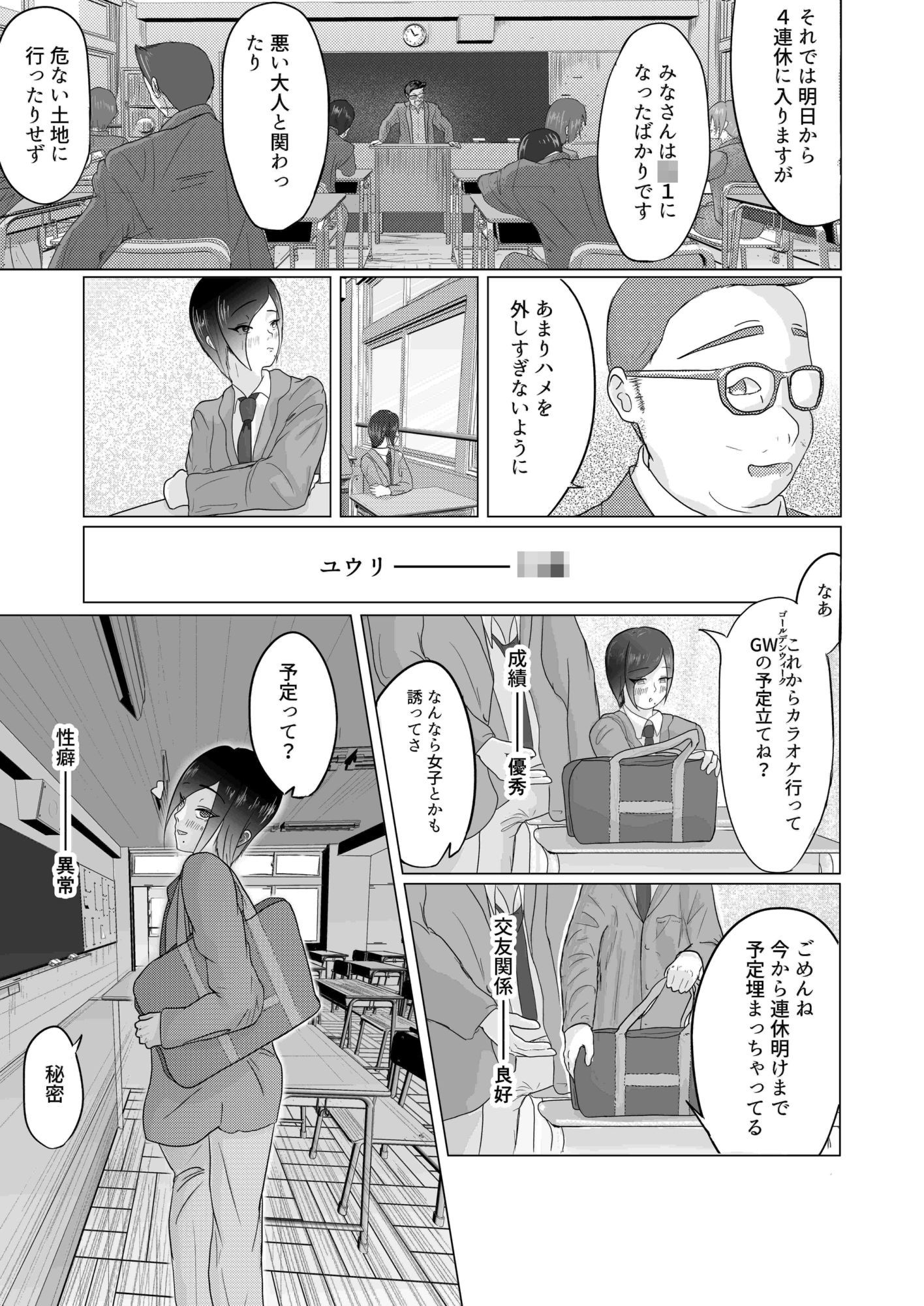 みんなで飼ってる男子〇〇生を大型連休の間犯し尽くす 一日目