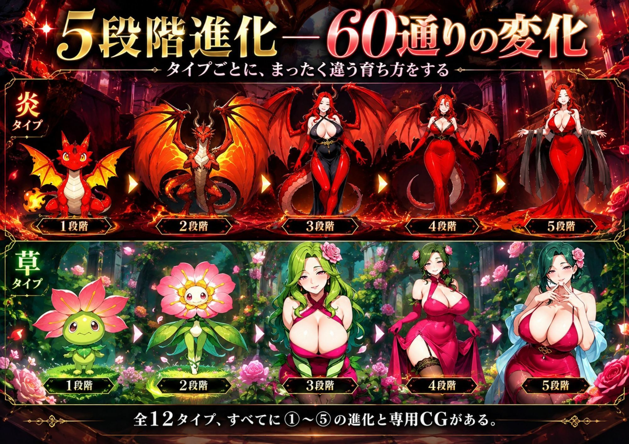 進化図鑑マモノビト