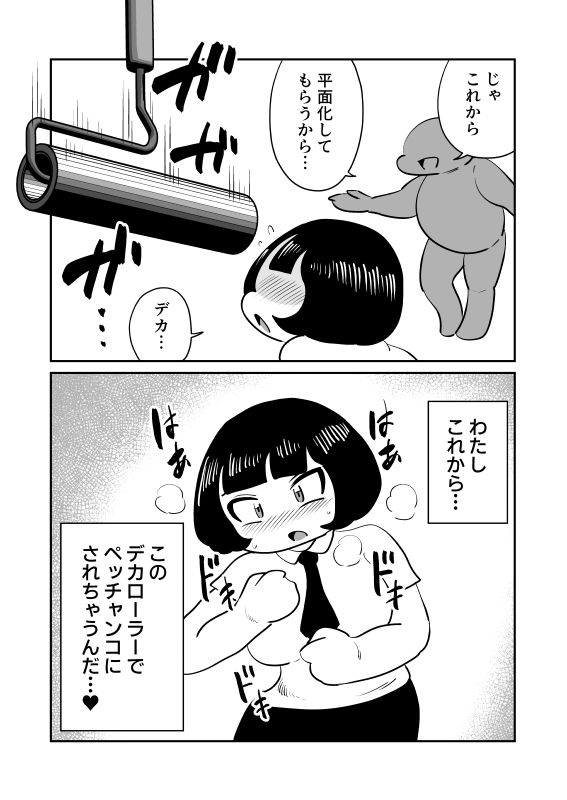 デカローラーに平面化された話