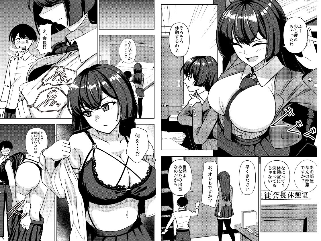 カリスマ生徒会長の性処理要員に任命されました