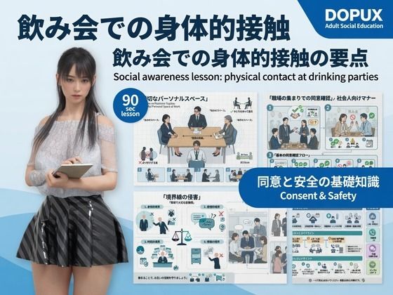 【△20】パンチラガチャ★二階堂 沙耶 大学に進学し強豪予備校『DOPUX（ドピュックス）』で社会人向け講座（性犯罪）を教える名物講師に！（Season 2 Vol.010:飲み会での身体的接触）