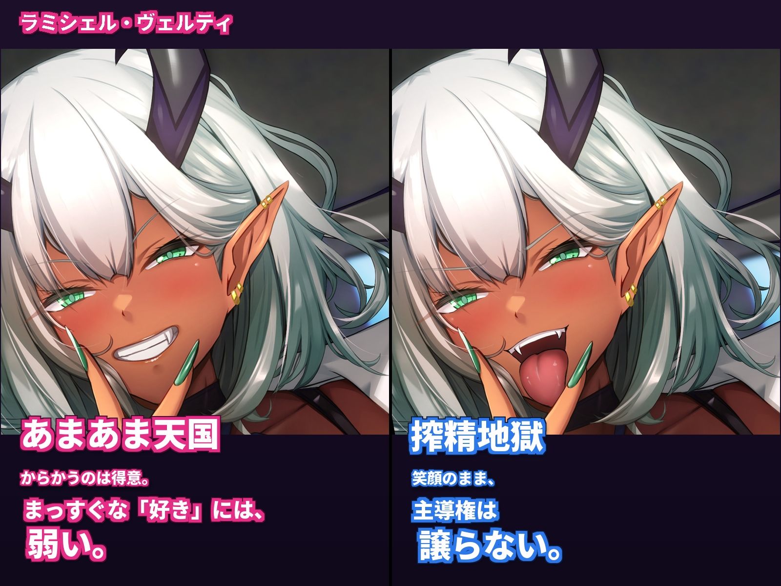 巨乳サキュバス達の搾精記録〜あまあま天国と搾精地獄〜【CG版】